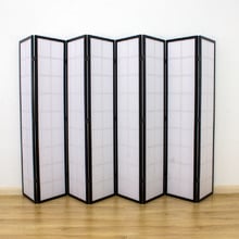 Zen 8 Panel Rice Paper Room Divider